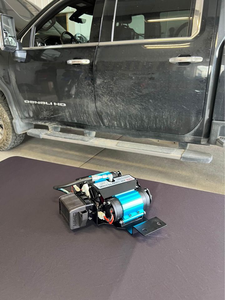 
                  
                    GMC bed mounted On board air system
                  
                