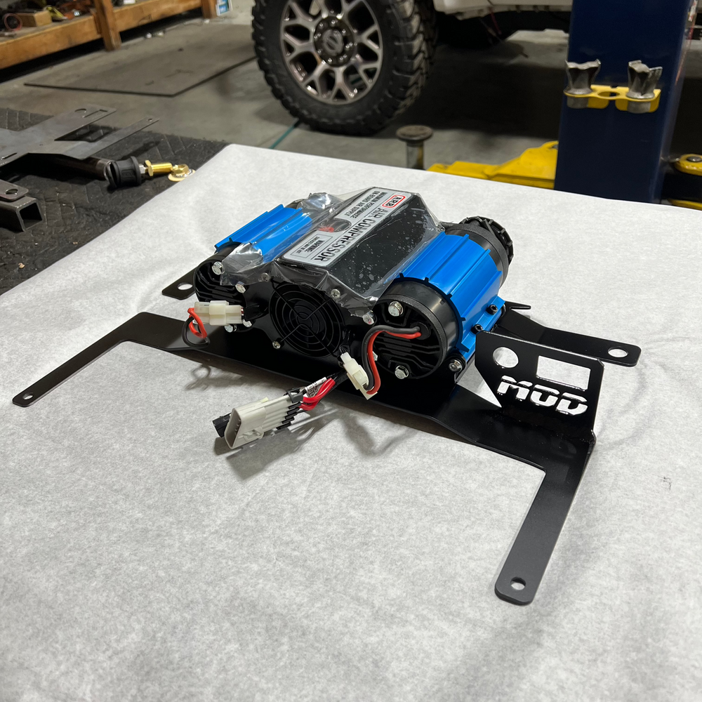 Ram 2500, Ram 3500 under seat compressor mount